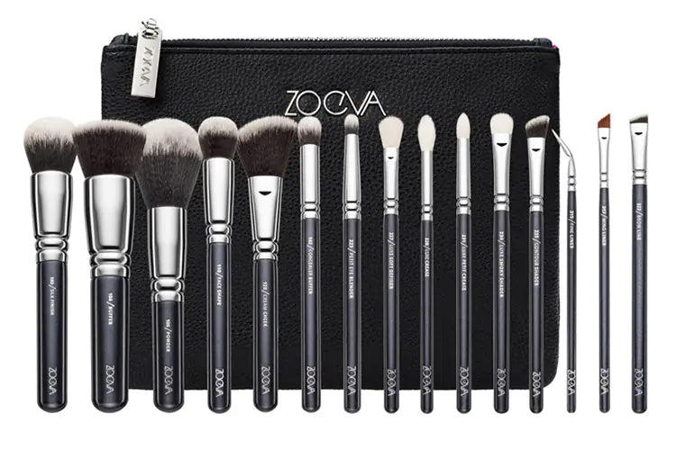 Elegant Pink Rosegold 15pc Brush Kit
