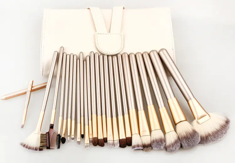 Champagne Elegance Makeup Brush Set
