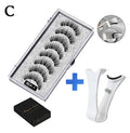 Magnetic Mink Lashes 5-Pair Set with Tweezers